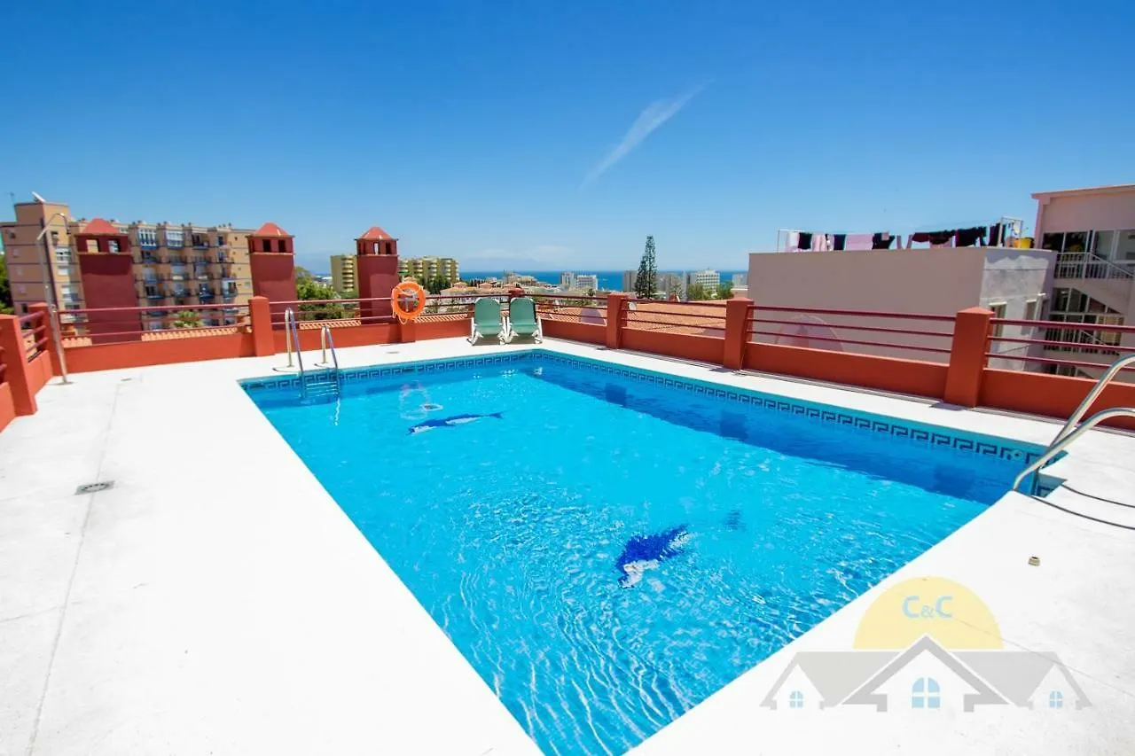 Apartamento Con Encanto En Benalmadena Costa A 350 Mt Playa!! 0*,
